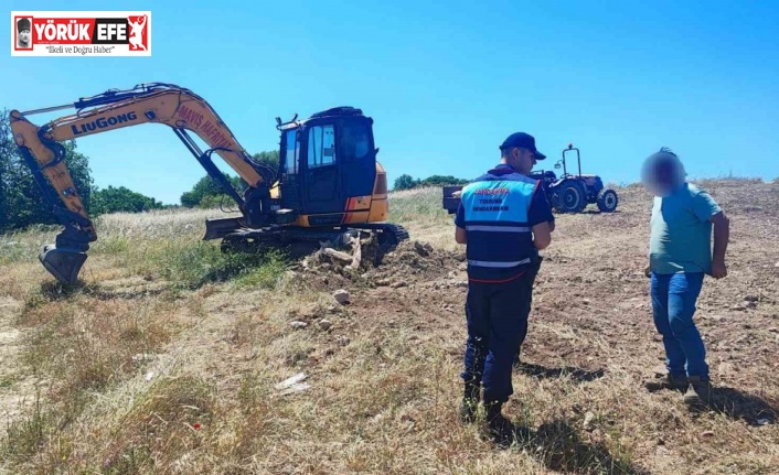 Didim’de kaçak kazı yapan 3 şahıs suçüstü yakalandı