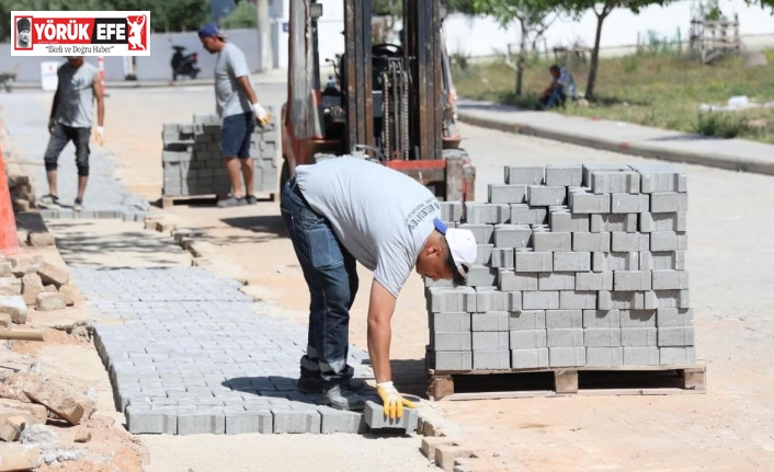 Didim’de yol yapım çalışmaları tüm hızıyla sürüyor
