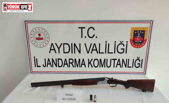 Karpuzluda ruhsatsız tüfek ele geçirildi