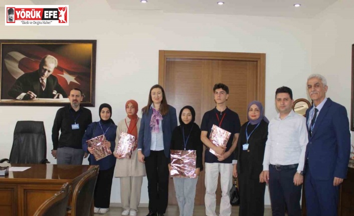 Kaymakam Polat, başarılı öğrencileri ağırladı