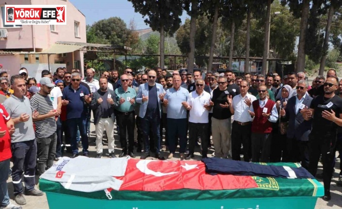 Kazada hayatını kaybeden belediye işçisi toprağa verildi