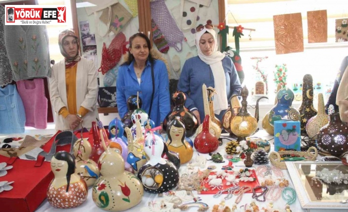 Sultanhisarda el emeği ürünler görücüye çıkartıldı