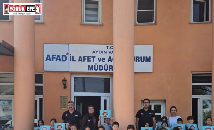 AFAD Aydın İl Müdürlüğü minik öğrencileri ağırladı