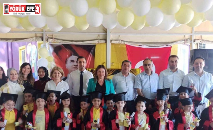 Aydın Devlet Hastanesi Kreşinde mezuniyet coşkusu