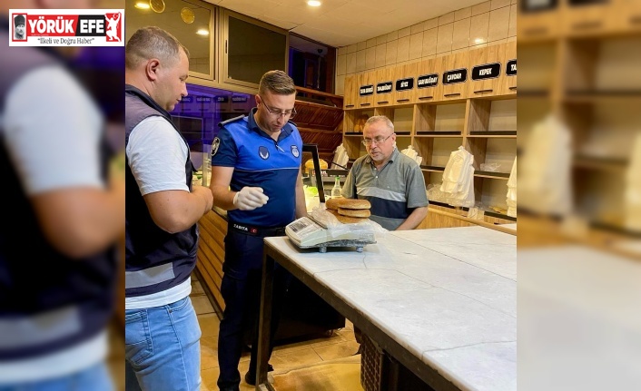 Çine’de ekmek fırınları denetlendi