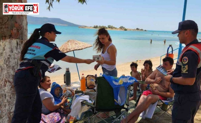 Didim’de jandarma ekipleri vatandaşları orman yangınlarına karşı bilinçlendirdi