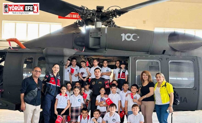 Jandarma, minik öğrencileri ağırladı