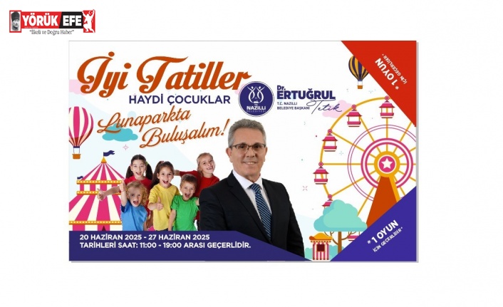 Nazilli Belediyesi’nden çocuklara karne hediyesi