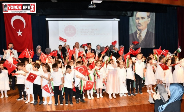 Nazilli’de miniklerden yıl sonu programı