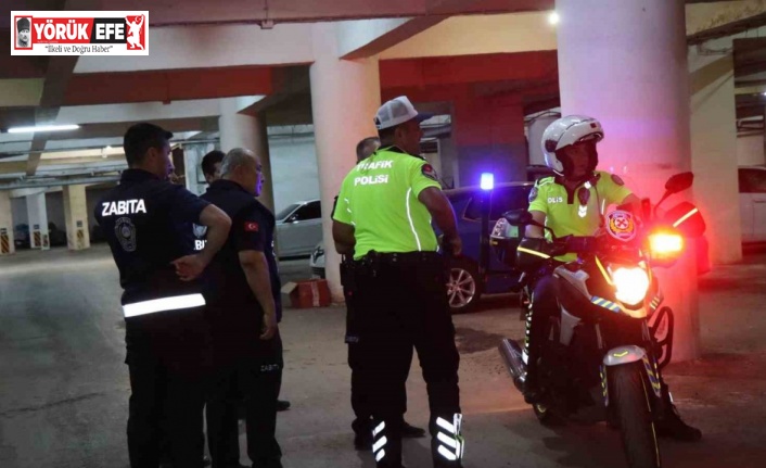 Nazilli’de zabıtadan otopark denetimi