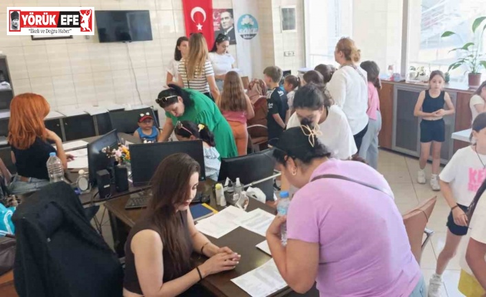 Söke Belediyesi Yaz Okulu kayıtlarına ilk günden yoğun ilgi