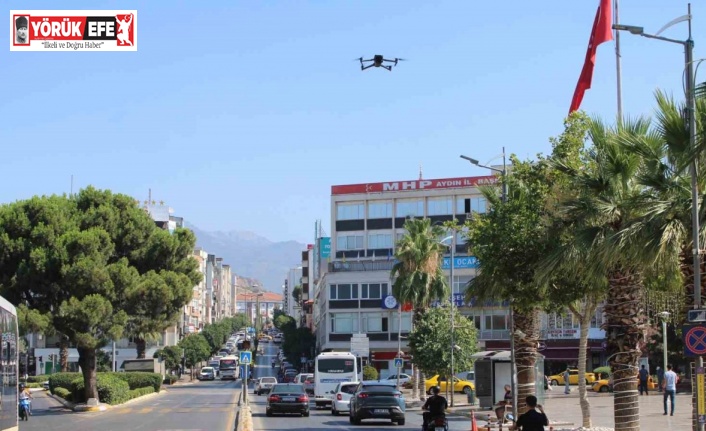 Aydın’da drone destekli asayiş ve trafik denetimi yapıldı