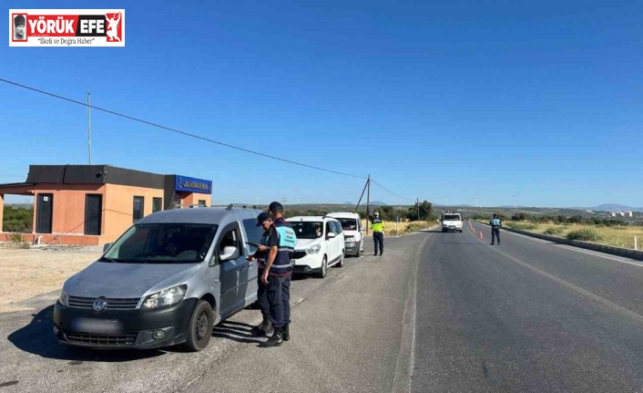 Didim’de havadan trafik denetimi