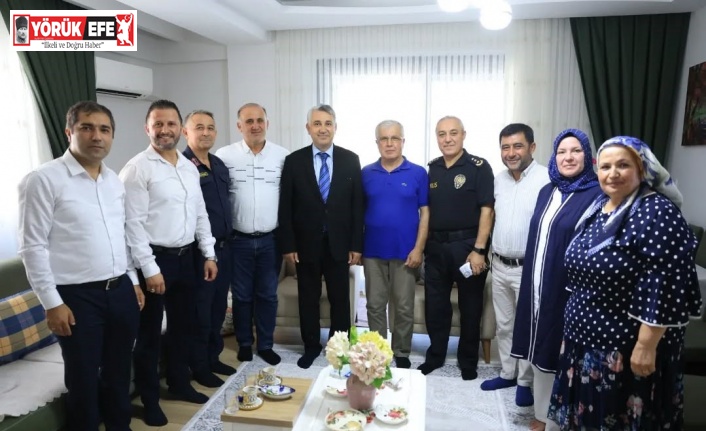 İncirliova protokolü gazi Çalışkanı unutmadı