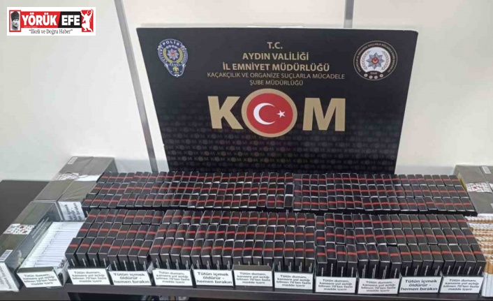 İncirliova’da KOM ekiplerinden kaçakçılık baskını