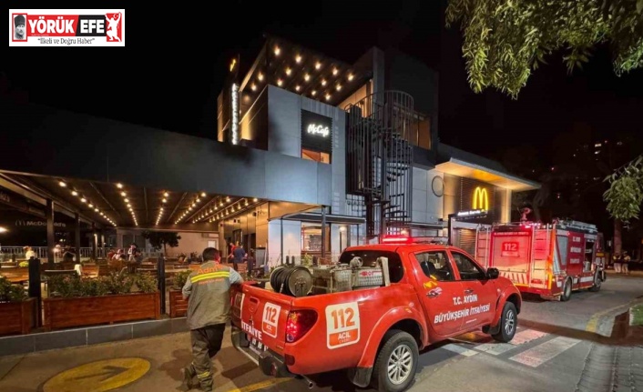 Mc Donald’s’da yangın paniği