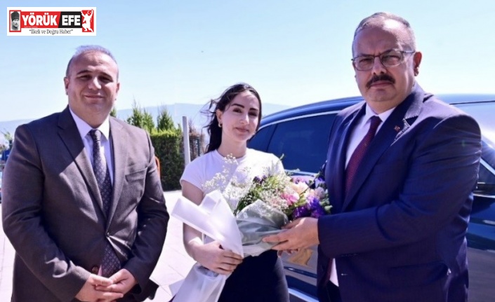 Vali Canbolat, Köşk Kaymakamı Taş ile bir araya geldi