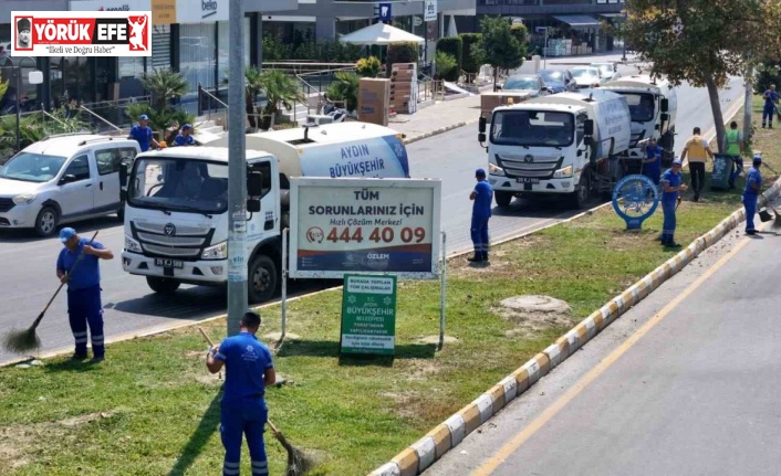 Aydın Büyükşehir, Kuşadası’nda çalışmalarını sürüdürüyor