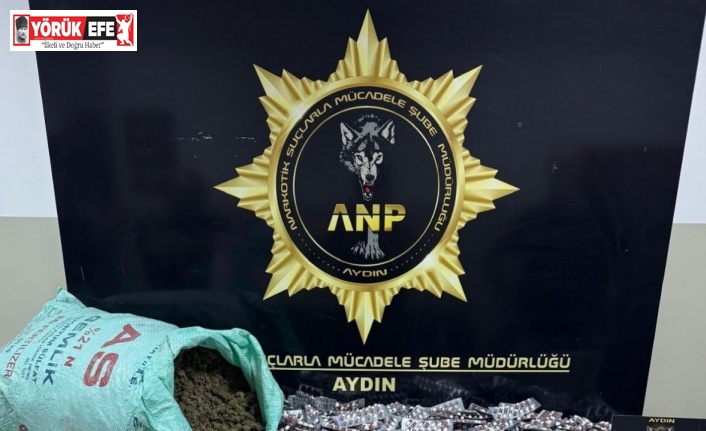 Aydın’da 10 kilogram uyuşturucu yakalandı: 2 kişi tutuklandı