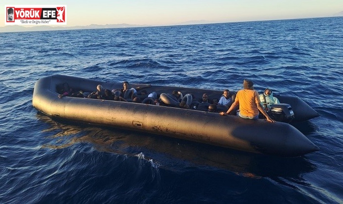 Aydın’da 35 düzensiz göçmen kurtarıldı