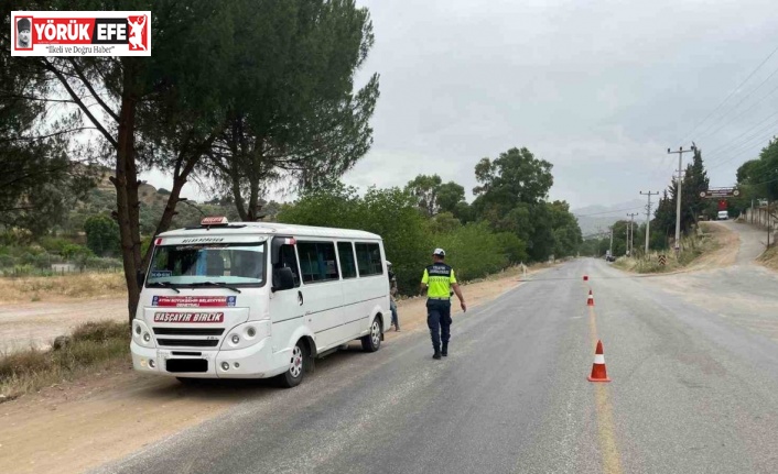 Aydın’da jandarmadan trafik denetimi