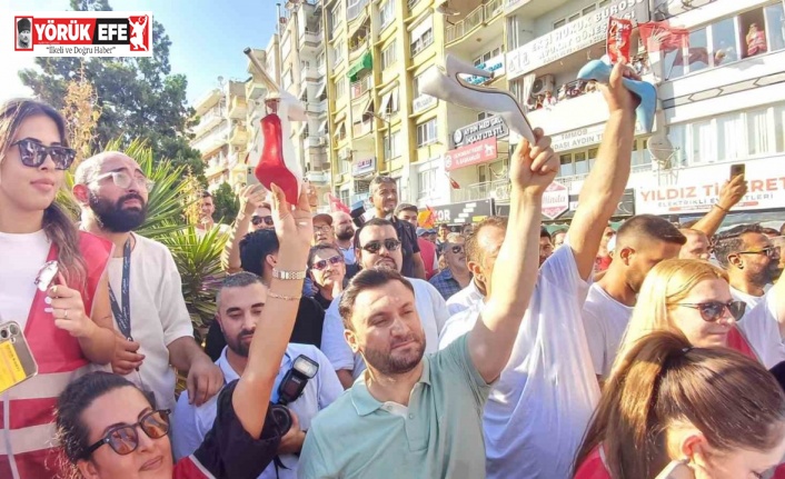 Aydın’da ’topuklu’ eylem