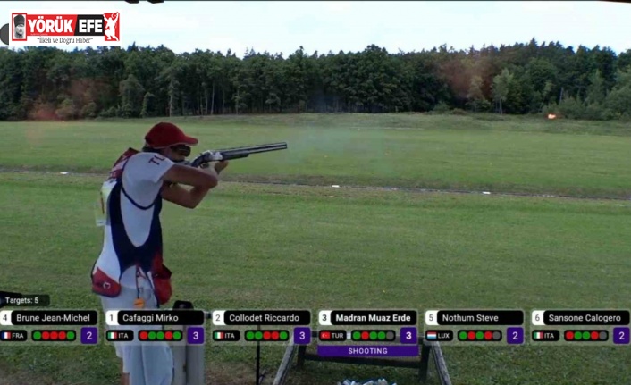 Aydınlı milli sporcu Madran’dan tarihi altın madalya