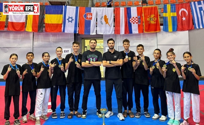 Aydınlı sporcular şampiyonluk kupasını Türkiye’ye getirdi