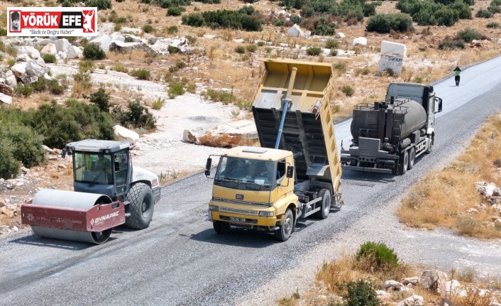 Başkan Çerçioğlu kırsal mahallelerde yol yenileme çalışmalarını sürdürüyor