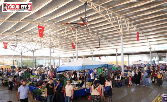 Başkan Kaya’dan Cuma Pazarı’na serinleten dokunuş