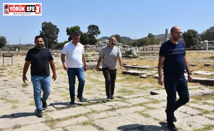 Başkan Zencirci, Magnesia Antik Kenti çalışmalarını inceledi