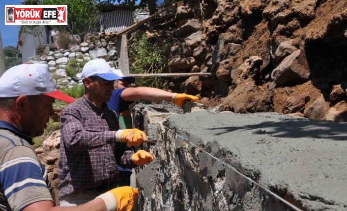 Bozdoğan Belediyesi, Kazandere’ye kalıcı çözüm sundu