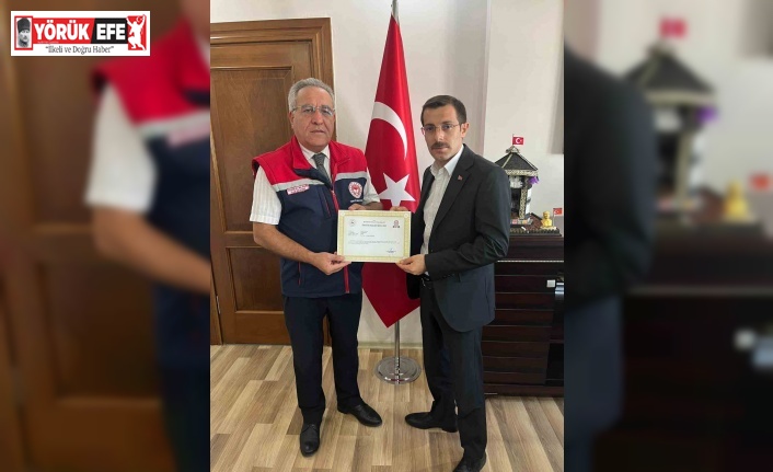 Bozdoğan İlçe Tarım Müdürüne Üstün Başarı Belgesi