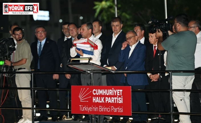CHP Genel Başkanı Özel, Aydın’da miting düzenledi