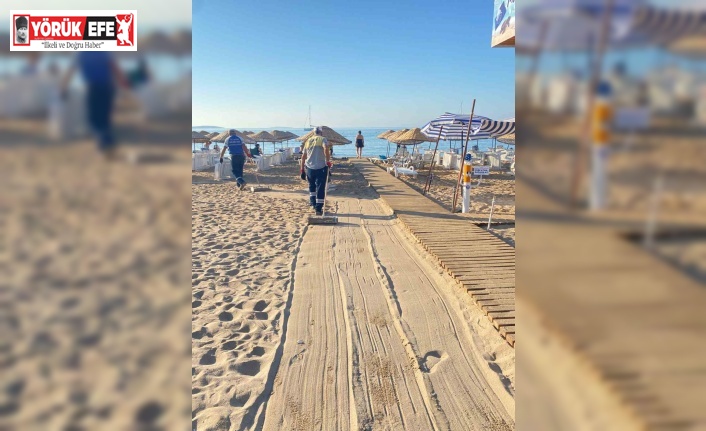 Didim sahillerinde temizlik çalışmaları aralıksız sürüyor