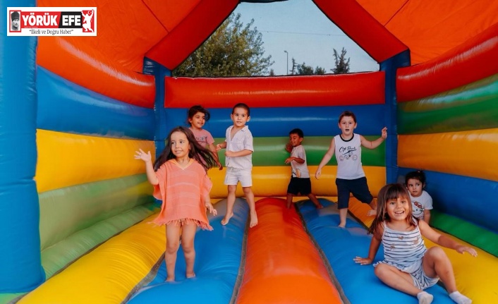 Didimli çocuklar yaz şenliklerinde doyasıya eğlendi