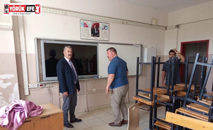Efeler’de okullar yeni eğitim öğretim yılına hazırlanıyor