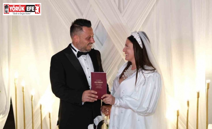 Gülseren-Eray Gökçe çifti hayatını birleştirdi