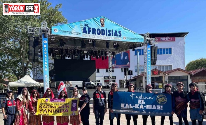 Jandarma festivalde ’KADES’ uygulamasını tanıttı