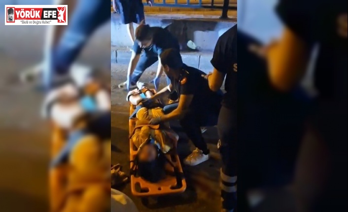 Kaldırıma çarparak yola savruldular: 1’i ağır 2 yaralı