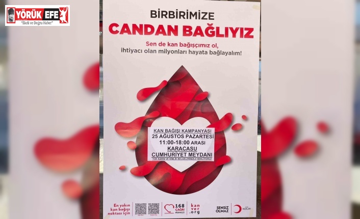 Karacasu’da kan bağışı kampanyası düzenlenecek