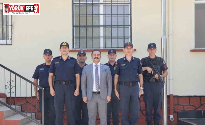 Koçarlı Kaymakamı Taşkın jandarma personeli ile bir araya geldi