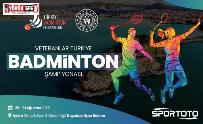 Kuşadası, Badminton Veteranlar Türkiye Şampiyonası’na ev sahipliği yapacak