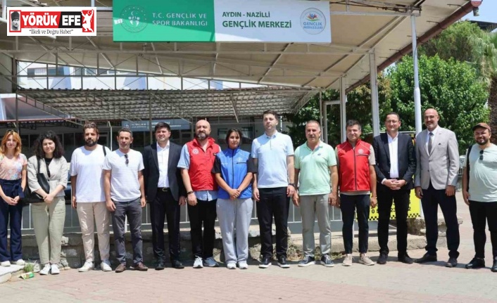Nazilli Gençlik Merkezi’nde incelemelerde bulunuldu
