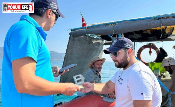 Söke’de balıkçılar hem denetlendi hem de bilgilendirildi