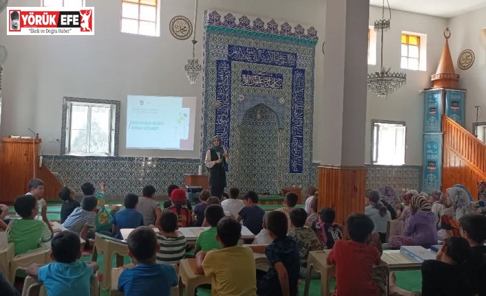 Söke’de yaz Kur’an kursu öğrencilerine bilinçlendirme seminerleri