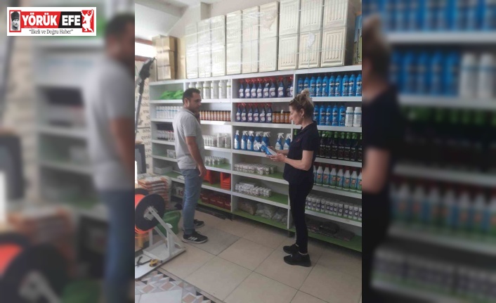Zirai ilaç ve gübre bayileri çapraz denetlendi