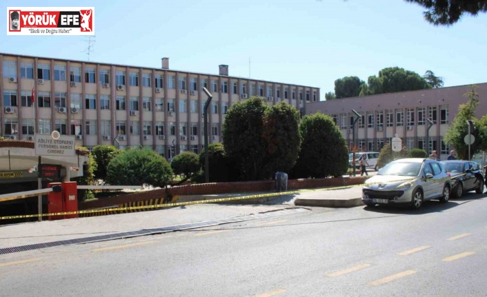 Adliye otoparkında şüpheli valiz paniği