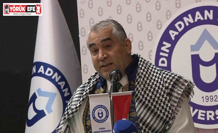 ADÜ’de yeni akademik yılın ilk dersi ’Filistin’ oldu