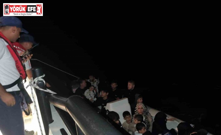 Aydın’da 17 düzensiz göçmen kurtarıldı